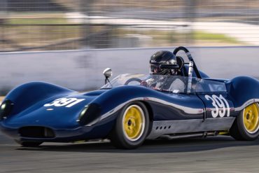 Robert Davis in his 1960 Lola Mk.1. Dennis Gray;Dennis Gray