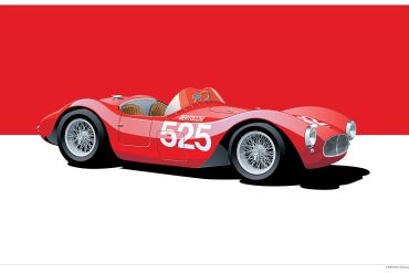 Maserati A6GCS 19x13 Print